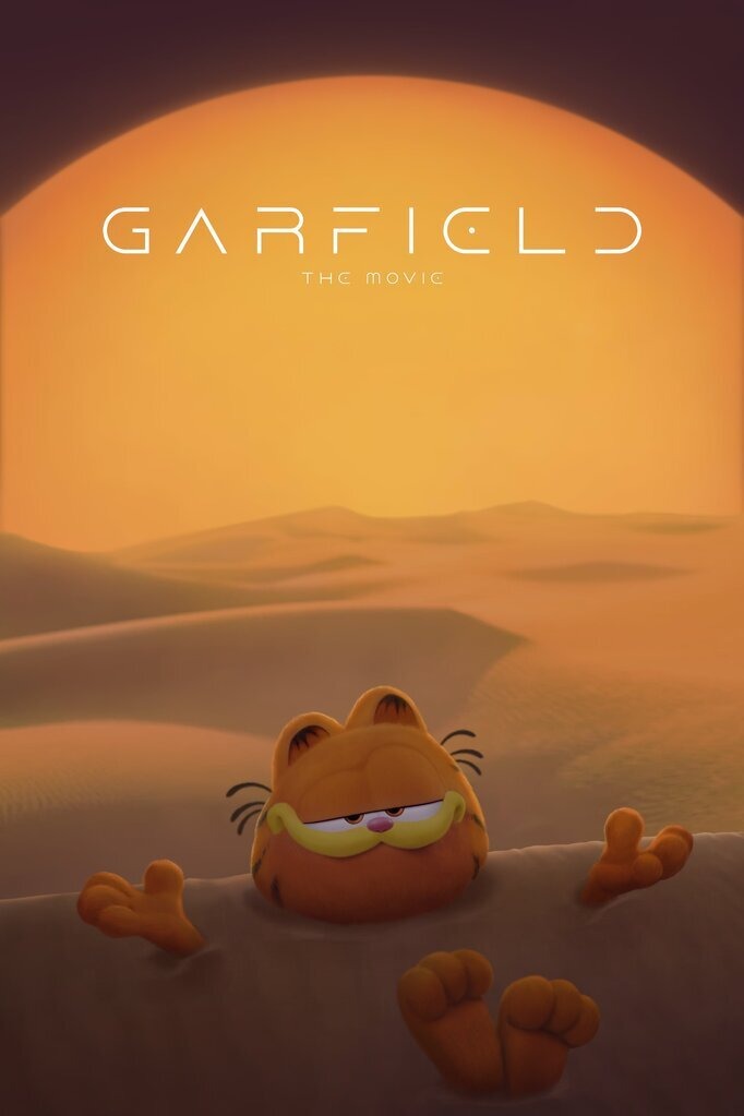 The Garfield Movie: il poster del film d’animazione rimanda a Dune 1 dune