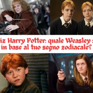 Quiz Harry Potter: quale Weasley sei in base al tuo segno zodiacale?
