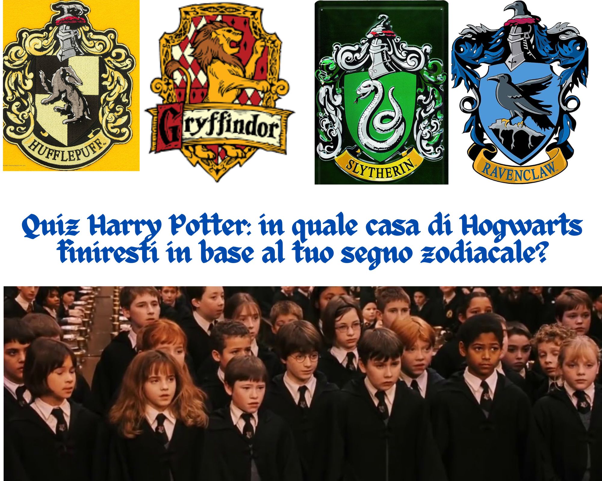 Test Quale Casa Di Harry Potter Sei