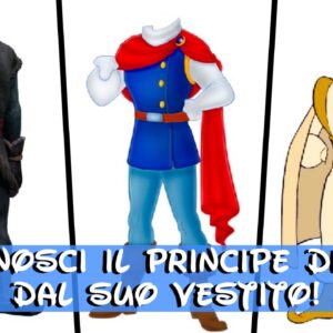 Disney Quiz: abbina il vestito al principe corretto!