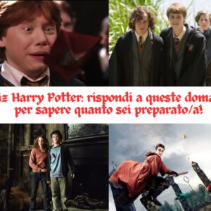 Quiz Harry Potter: rispondi a queste domande per sapere quanto sei preparato/a!