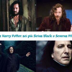 Quiz Harry Potter: sei più Sirius Black o Severus Piton?